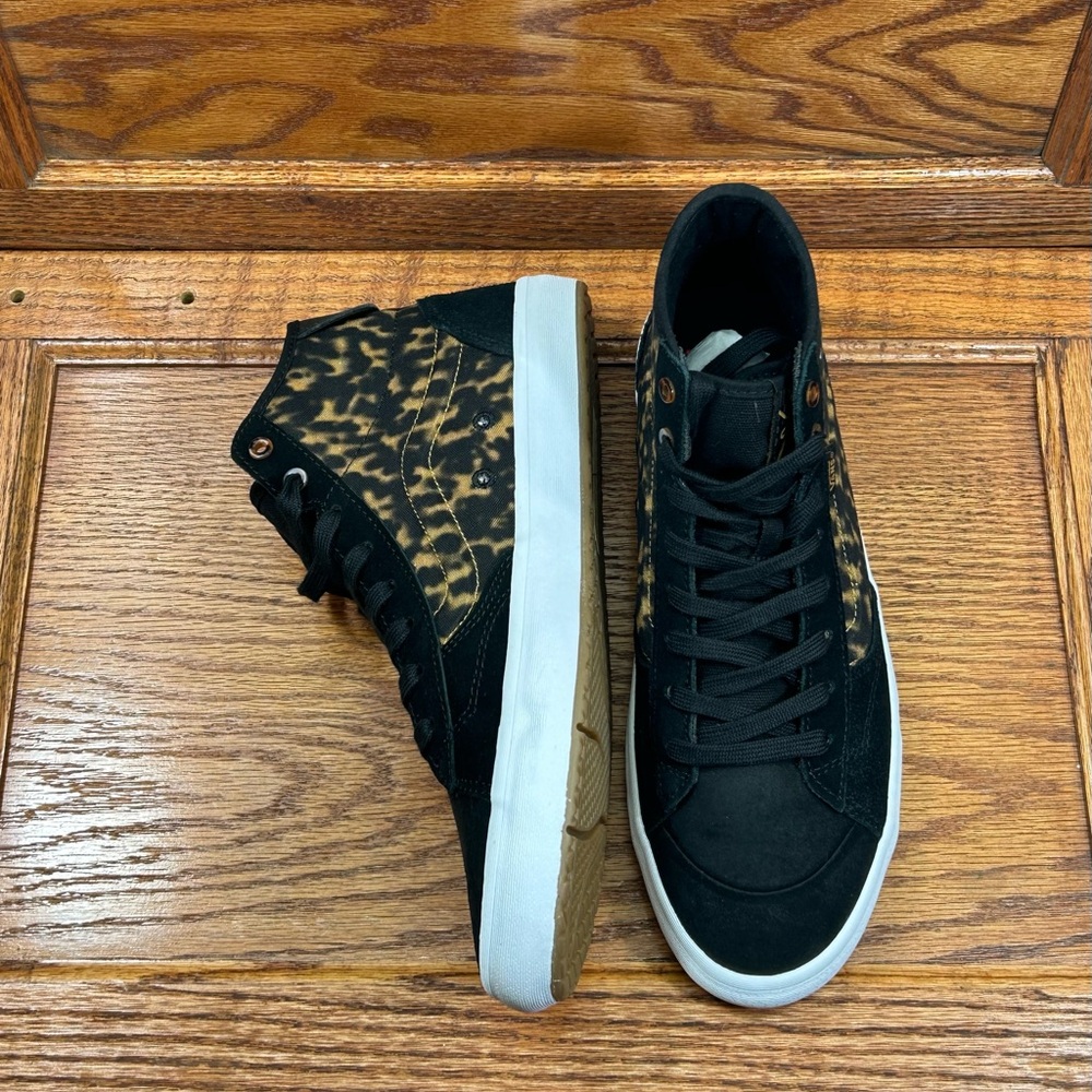 Vans The Lizzie Tortoise Dark Brown Black Shoes - Picture 5 of 9
